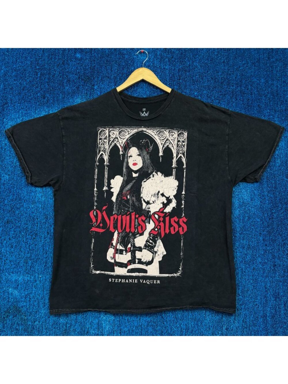 WWE “Stephanie Vaquer” Mineral Wash Graphic T-Shirt Size 2X